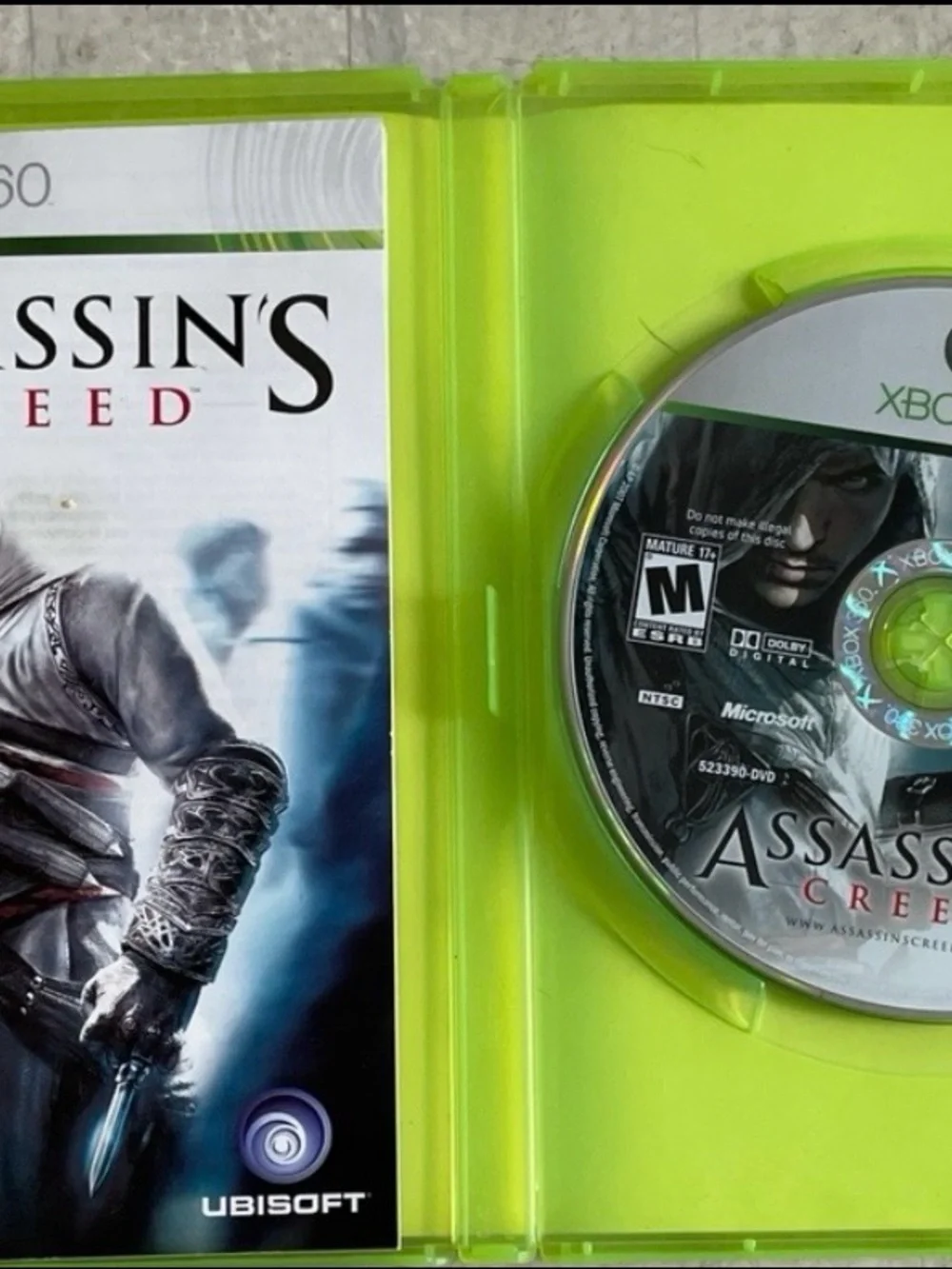 Assassin's Creed XBOX 360 Action / Adventure (Video Game) w Case and Manual